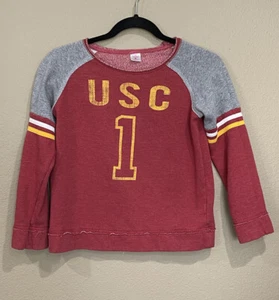 USC Kids colosseum Sweater Sz 10-12 Large raglan pullover #1 Long Sleeve Large - Picture 1 of 7