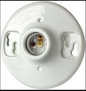 Leviton 001-49875 Porcelain Incandescent Lampholder Keyless (49875) - Picture 1 of 5