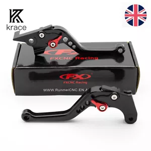 For CB125 CB125F CB125R 2019-2020 CB190R 2015-2017 CNC Brake Clutch Levers Black - Picture 1 of 8