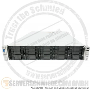 HP DL380p Gen8 Server 2x Xeon E5-2650V2 8C 96GB 12x 8GB RAM 8TB HDD vmware ready - Bild 1 von 4