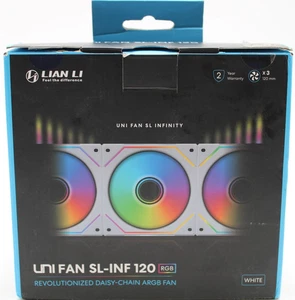 Lian Li UNI FAN SL INFINITY 120 - 3 Pack UFSLIN1203W - Zdjęcie 1 z 8