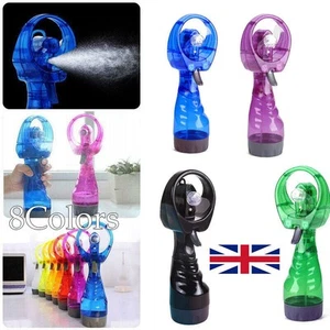 Portable Hand Held BatteryPower(Without) Fan Air Water Mist Bottle Cooling Spray - Picture 1 of 22