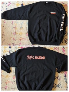 Sudadera Jerzees Super Sweats 50/50 para hombre Nitro Maniacs XXL Harley Top Fuel  - Imagen 1 de 9