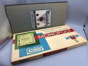 Gioco da tavolo vintage 1961 Monopoly di Parker Brothers gioco oggetti sigillato bonus 8 tavole - Foto 1 di 15
