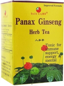 Health King Medicinal Teas - Panax Ginseng Herb Tea - 20 Tea Bags - Picture 1 of 1