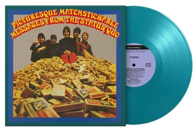 Status Quo - Picturesque Matchstickable Messages - Ltd Numbered Turquoise Vinyl - Image 1 of 1