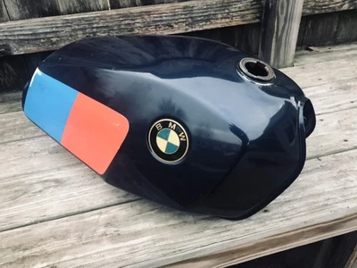 1981-1986 R80G/S BMW MOTORCYCLE FUEL TANK - ORIGINAL PACIFIC BLUE PAINT - Image 1 of 4