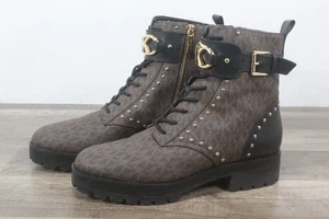 Michael Kors Kincaid Damen-Booties Spitze seitlicher Reißverschluss Gr. 7,5 M (TR-1055) - Bild 1 von 8