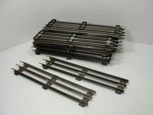 Vintage 20pc Lionel O27 Gauge 3 Rail 8.75” Straight Tubular Hobby Train Track - Picture 1 of 4
