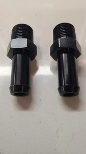 Aluminum AN8 3/8 NPT Male 1/2" Hose Barb Straight - Bild 1 von 3