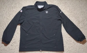Chaqueta Nike Las Vegas Raiders Para Hombre XL Negra Sobre el Campo Cremallera Completa Forrada NFL Oakland - Imagen 1 de 11