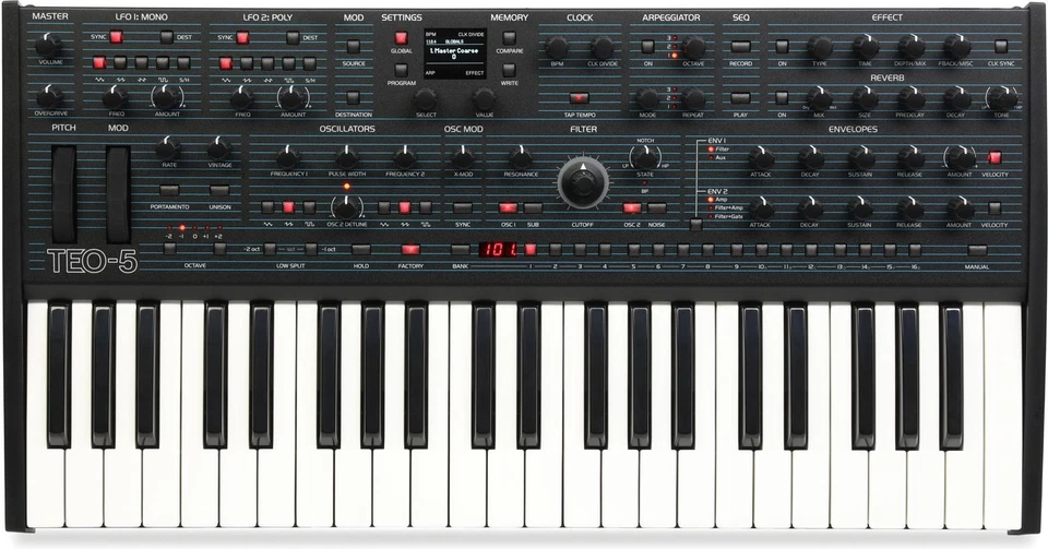 Oberheim TEO-5 Compact Polyphonic Analog Synthesizer - Image 1 of 1