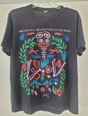 Camiseta de concierto Orchestral Manoeuvers In The Dark (OMD) 1985 vintage. So In Love Foto 1 de 4