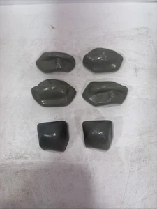 Plastic Army Men GI JOE (?) Rocks Lot Of 6 - Picture 1 of 2