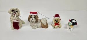 4er Set Weihnachtsschmuck mit Hundemotiv - Bild 1 von 6