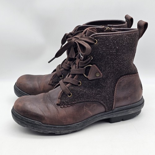 Stivali impermeabili UGG donna Hapsburg escursionista pelle marrone #1122791 taglia 8