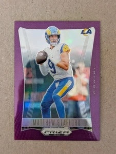 2024 Panini Prizm Deca - Matthew Stafford #186 Viola Prizm /99 - Foto 1 di 4