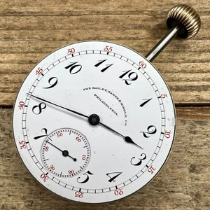 16s Waltham Pocket Watch Movement - Grade American Watch Co. - 21 Jewels, Adj - Picture 1 of 2