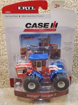 Sealed 2012 Ertl Tomy Case IH 1:64 Steiger Cougar II Spirit Of 76 Red White Blue - Image 1 of 4