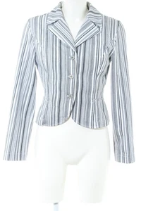 CARLO COLUCCI Blazer corto Mujeres Blazer Talla EU 36 gris claro-blanco - Imagen 1 de 5