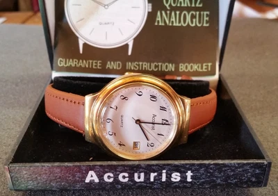 Vintage ACCURIST LADIES WATCH New Strap & Battery Fully Working - Stunner Boxed - Image 1 of 4