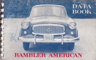 1960 AMC Rambler Americana Dati Libro Facts Opzioni Presenta Accessori Occhiali - Immagine 1 di 4