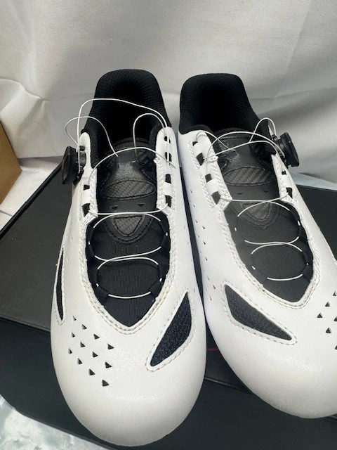 Zapato de fibra de carbono Lake CX219-X - blanco negro - talla 11,5 * nuevo - sin etiquetas Foto 1 de 4