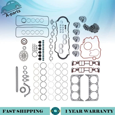 Kit de reconstrucción de motor 381-8058 para Chevrolet GMC Astro 1996 1997 1998 OHV HS9354PT6 Foto 1 de 4