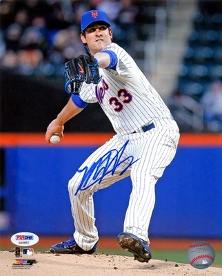 Foto firmada autografiada por Matt Harvey de 8x10 de los Mets de Nueva York PSA/DNA #AB49957 Foto 1 de 2