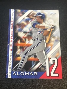 2020 Topps Update Series - A Numbers Game Roberto Alomar #NG-1 - Picture 1 of 2