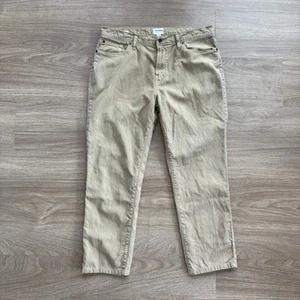 Todd Snyder Mens Slim Fit 5 Pocket Linen Cotton Blend Pants Tan Size 34x26 - Picture 1 of 9