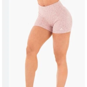 Pantalones Cortos Ryderwear Rosa Claro Estampado Guepardo Ropa Activa Cintura Alta Para Mujer Talla Xs - Imagen 1 de 8