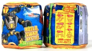 2 Count MGA Ready 2 Robot Series 1 Build Swap Battle Robot & Slime Age 5 & Up - Picture 1 of 1