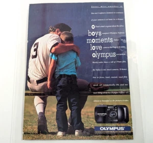 Olympus Kamera Werbung 1992 - Vintage Fotografie Geschenk, laminiert 9,5x11 Wandbehang - Bild 1 von 6