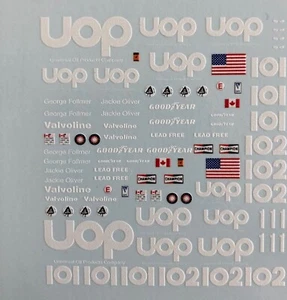 Decal Shadow DN 4/6 UOP , CanAm 1974, Jackie Oliver/ George Follmer, 1:43 - Bild 1 von 3