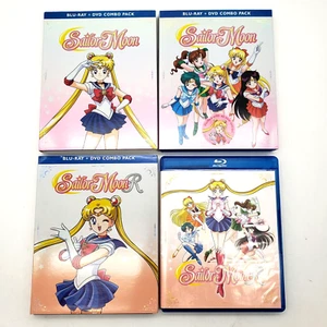 SAILOR MOON R: Seasons 1 &2 Parts 1 &2: [Blu-ray & DVD Combo] Series Set Anime - Picture 1 of 5