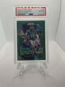 DeSean Jackson 2020 Panini Prizm Green Scope /75 SP Color Match PSA 10 Pop 1!
