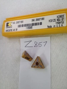 5 NEUE KENNAMETAL TNMG 332 HARTMETALL-EINSÄTZE KLASSE KC9025. FABRIKVERPACKT {Z857} - Bild 1 von 1