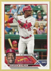 2023 Topps Jordan Walker St. Louis Cardinals 344 - Picture 1 of 2