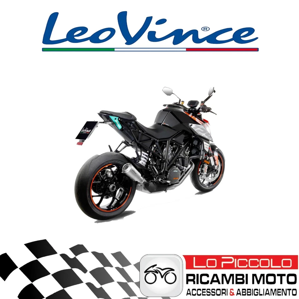 TERMINALE DI SCARICO LEOVINCE LV-10 INOX KTM 1290 SUPER DUKE 2017 2018 2019 - Immagine 1 di 1