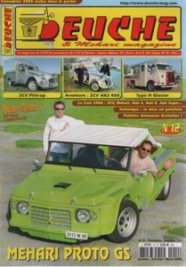 DEUCHE & MEHARI MAGAZIN 12 CITROEN TYP HY GLACIER 1980 2CV AKS 400 PICK UP - Bild 1 von 2