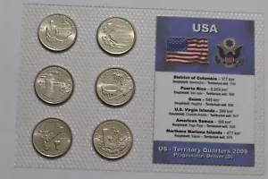 ๐งญ ๐บ๐ธ USA TERRITORY QUARTERS SEALED MINT SET B79 #803 - Picture 1 of 2