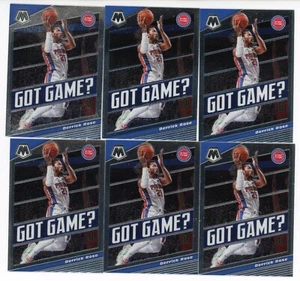 2019-20 Panini Mosaic DERRICK ROSE GOT GAME 6 CARDS - Picture 1 of 1
