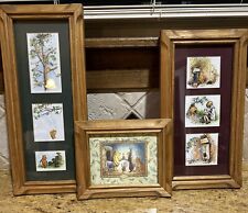 Set of 3 - Vintage Inspired Framed Winnie the Pooh Wall Art Prints Nursery