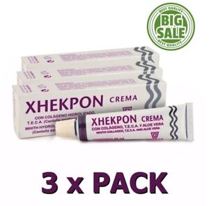 Pack 3x Xhekpon Cream Facial Neck Collagenum
