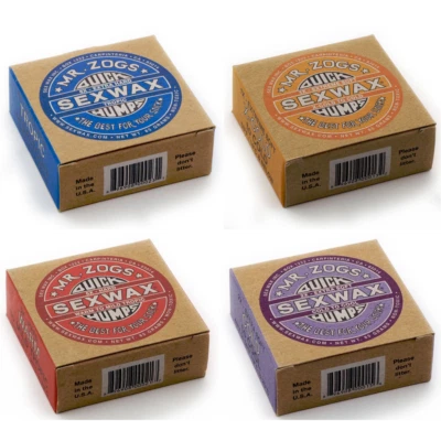 Sex Wax Surf Wax Cold Cool Warm & Base Tropical New Surfboard sexwax Quick Humps - Image 1 of 4