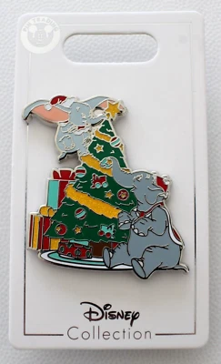 Dumbo & Mrs Jumbo Holiday Christmas Disney Pin - Image 1 of 4