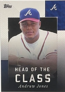 2022 Topps x Wander Frano #70 Andruw Jones Head of Class- Free Shipping Always! - Picture 1 of 2