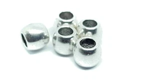 Metal Hair Beads Dreadlock Mattlock Beard Large Hair Beads x 5 Unisex Celt Rasta - Picture 1 of 12