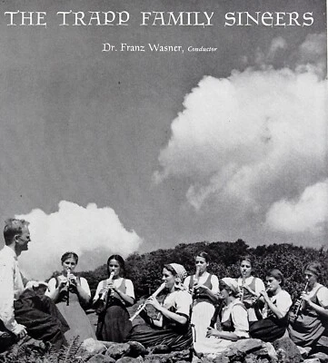 THE TRAPP FAMILY SINGERS 1945 Booking Ad Concert Orchestra Performers - Image 1 of 2